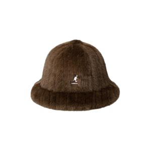 k4190st-bd204-woman-hat-kangol-faux-fur-casual-brown-debossed-stripe